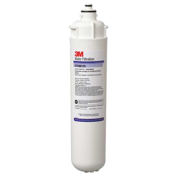 Quick Connect Filter, 1.5 gpm, 0.5 Micron, 3-3/8" O.D., 14 3/8 in H