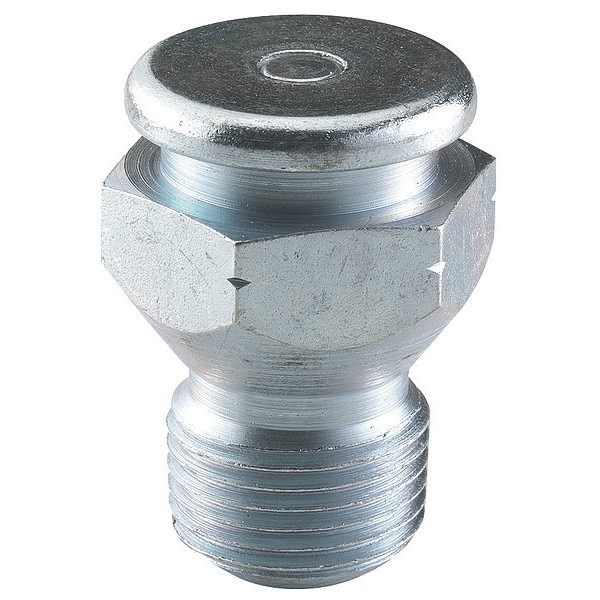 Grease Fitting, 1/2 In Button, PK10