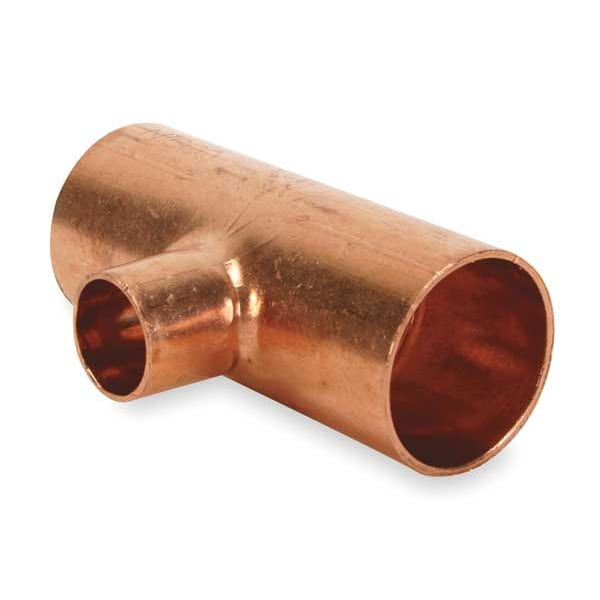2-1/2" x 2-1/2" x 1" NOM C Copper Reducing Tee