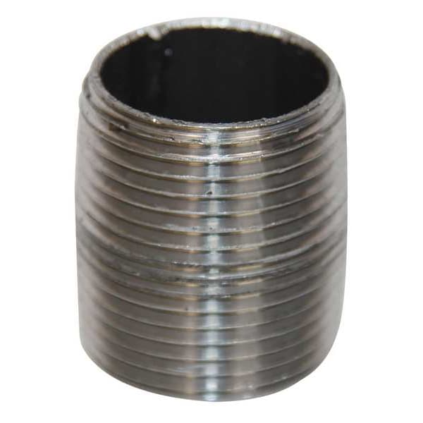 4" Close Black Pipe Nipple Sch 40