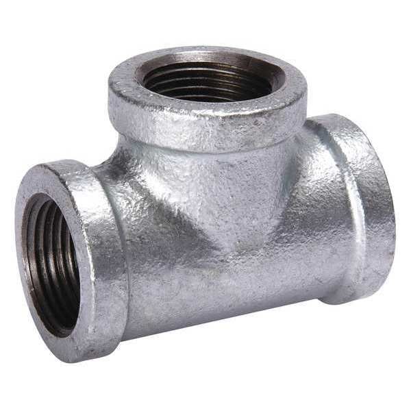 2-1/2" FNPT Galvanized Tee