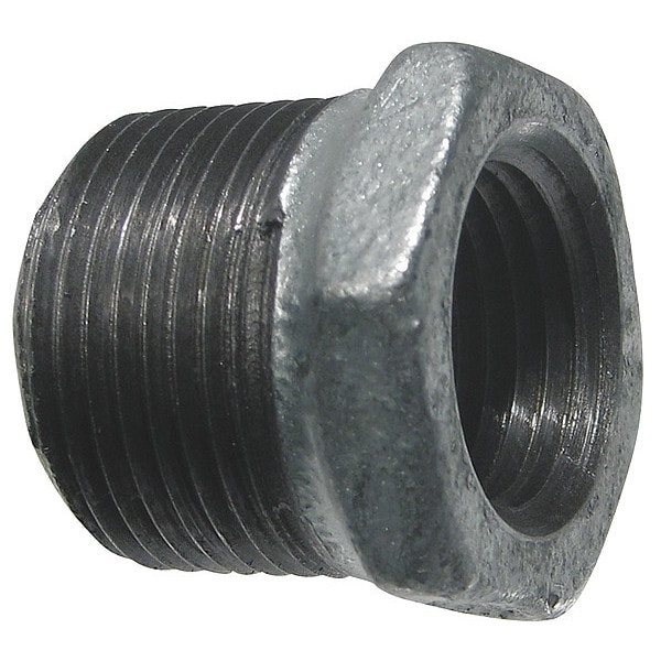 4" MNPT x 2" FNPT Galvanized Hex Bushing