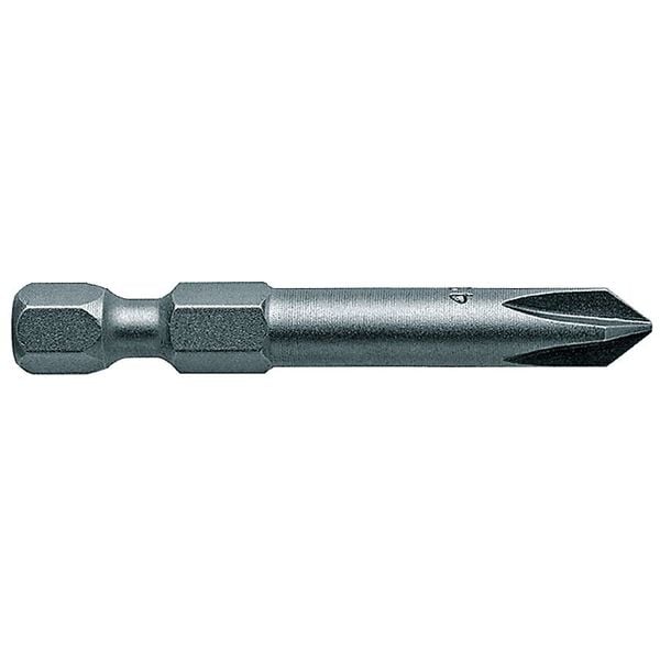 Power Bit, SAE, 1/4", Hex Power Drive, PK100