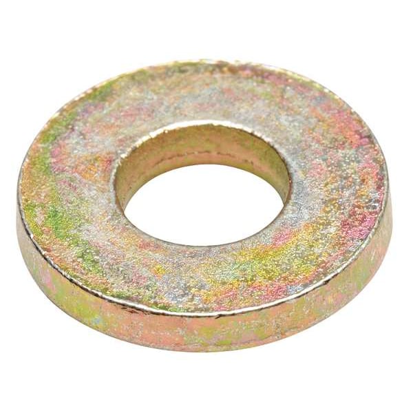 Flat Washer, For Screw Size 3/4" , Steel Zinc Yellow Finish, 50 PK