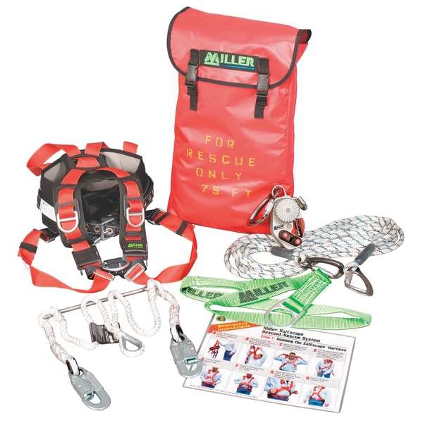 300 Ft Safescape Elite Crane Rescue Kit