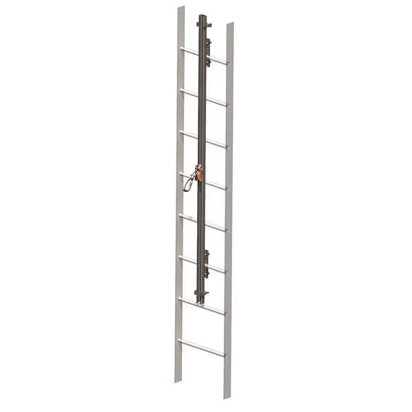 GlideLoc Vertical Access Ladder System Kit, 60 ft Length, 310 lb Weight Capacity