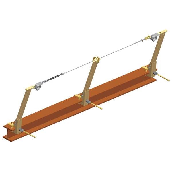 Xenon Horizontal Lifeline, 180 ft Length, 310 lb Weight Capacity