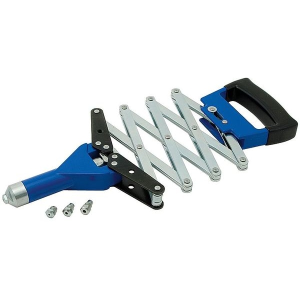 Lazy Tong Riveter, 1/8, 5/32, 3/16, 1/4 In