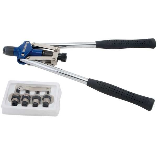 Rivet Nut Tool, Aluminum / Steel, No. 10-24, 1/4"-20, 3/8"-16, 5/16"-18