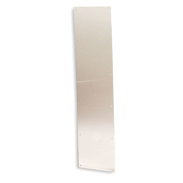 Door Protection Plate, 10Hx34W, Aluminum