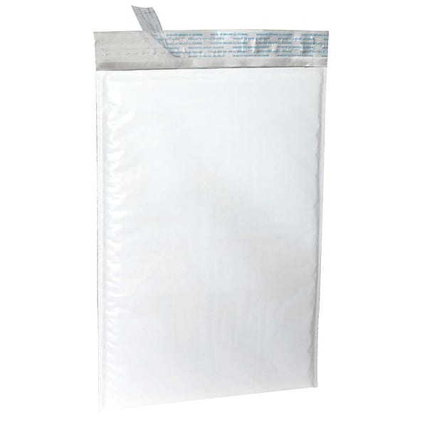 Mailer Envelope, 4 In. W, White, PK500
