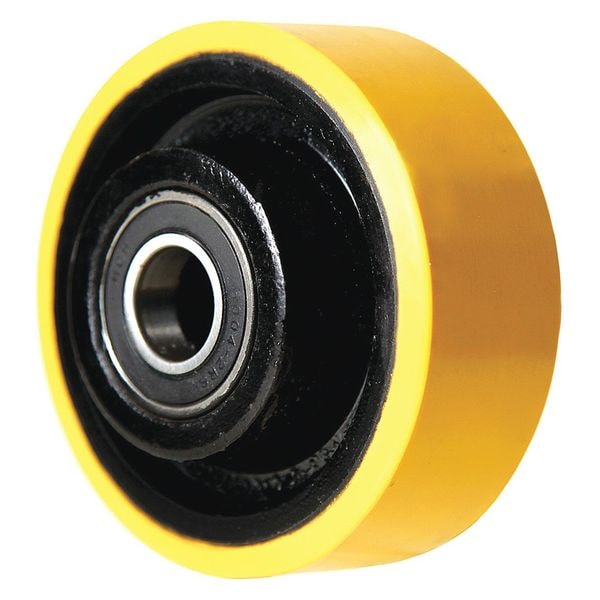 Caster Wheel, Polyurethane, 4 in., 750 lb.