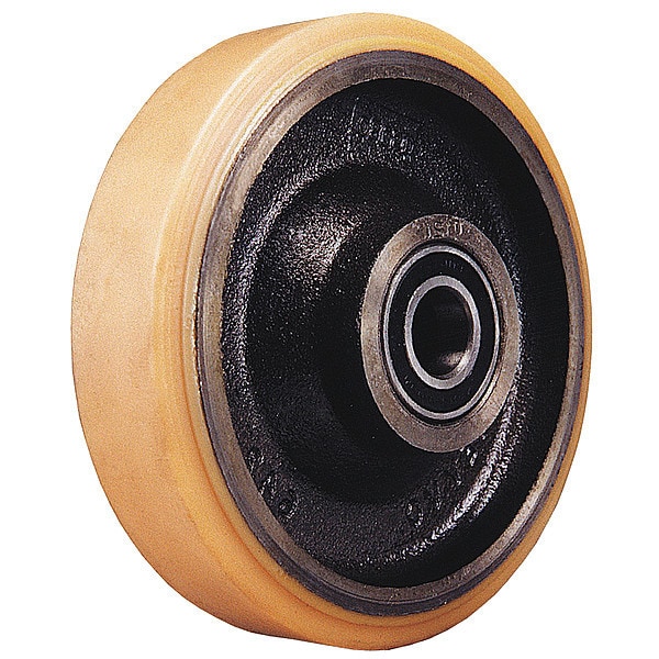 Caster Wheel, Plyurethane, 8 in., 3950 lb.