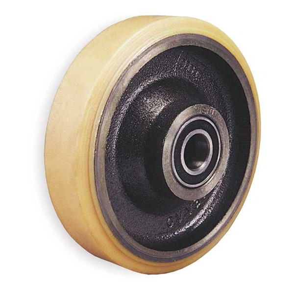 Caster Wheel, Polyurethane, 12 in., 3080 lb