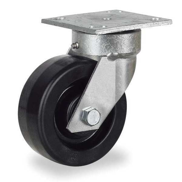 Kingpinless Plate Caster, Swivel, Phnlc, 4 in, 700 lb