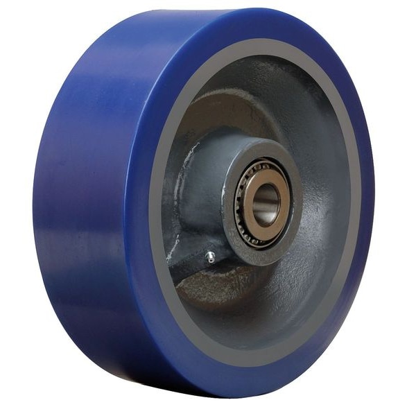 Caster Wheel, Polyurthane, 12 in., 6000 lb.