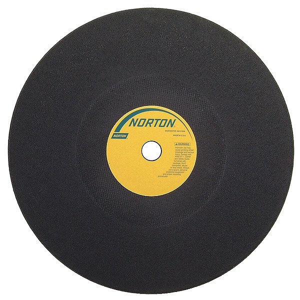 Abrasive Cut-Off Wheel, Type 1, 26 in Dia, 0.2188 in Thick, 1 3/4 in Arbor Hole Size, 24 Grit