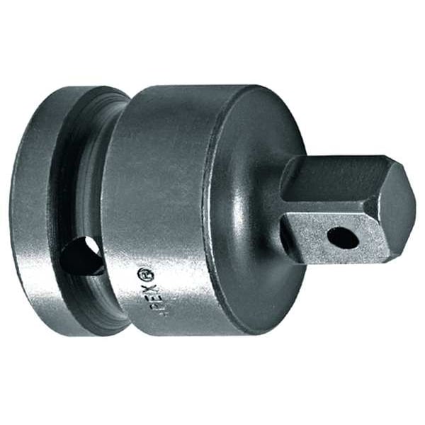 Socket Adapter, 1/2" Female Sq, 3/8" Square, 3" L