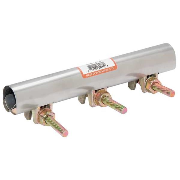 Repair Clamp, Four Bolt, 1 1/4In, 304SS