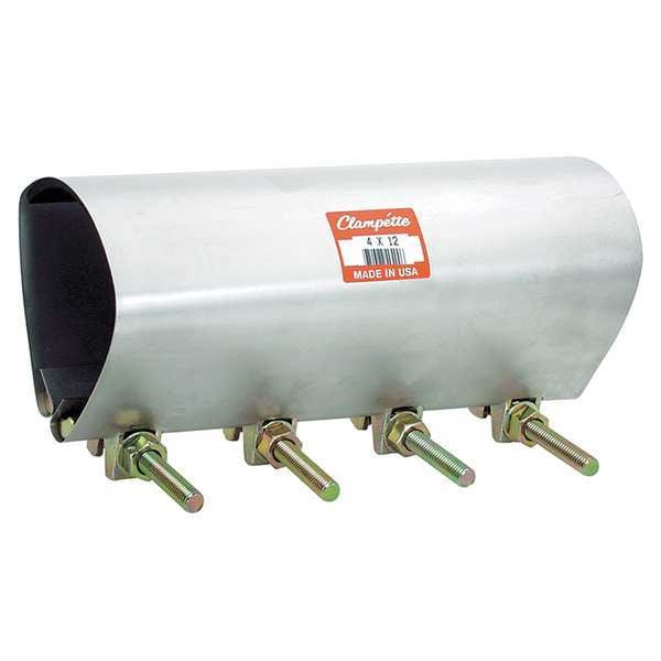 Repair Clamp, Four Bolt, 3 In, 304SS