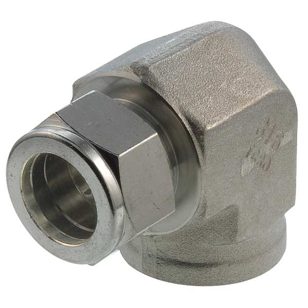 1/2" A-LOK x FNPT SS Female 90 Degree Elbow