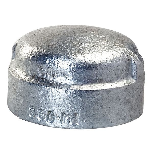 3" FNPT Galvanized Cap