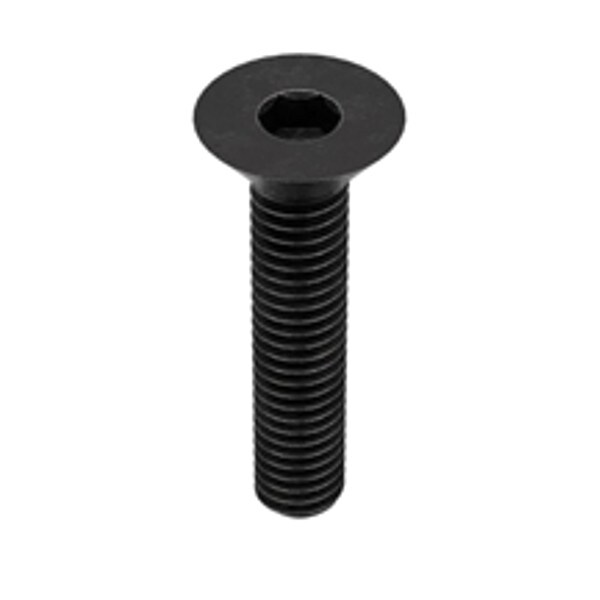 3/8"-16 Socket Head Cap Screw, Flat, Black Oxide Alloy Steel, 3 in Length, 50 PK