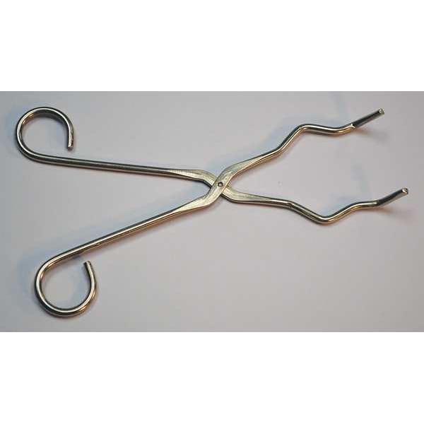 Crucible Tongs, 9 In, Nickel