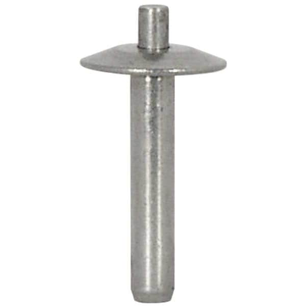 Nail Drive Anchor, 3/16" Dia., 7/16" L, Aluminum Plain, 500 PK