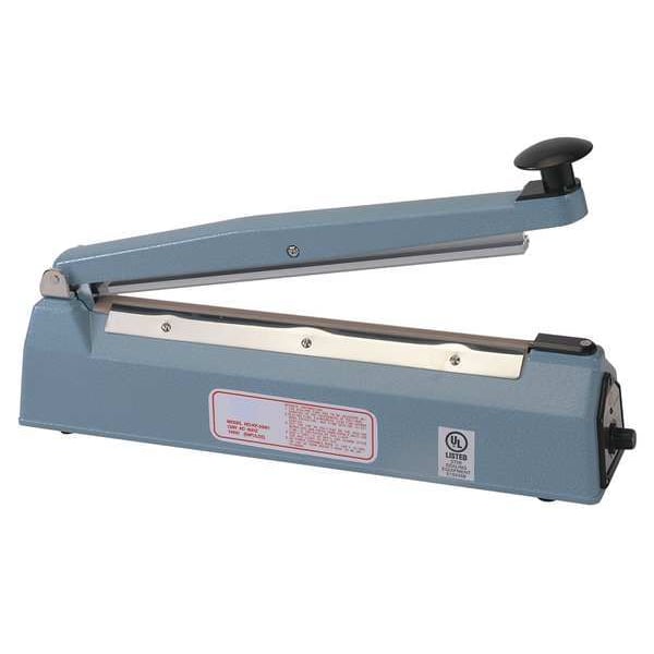 Hand Operated Bag Sealer, Table Top, 12In