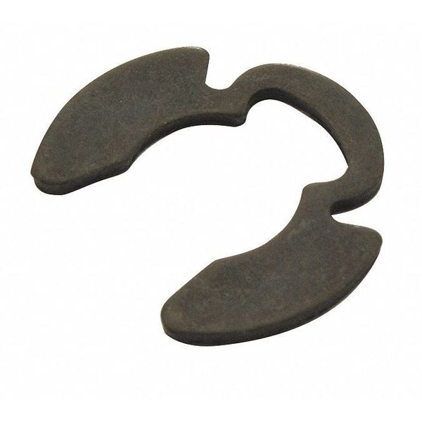 External-E E-Clip, Steel, Black Phosphate Finish, 100 PK