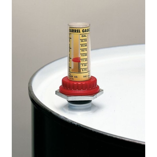 Barrel Level Gauge, 55 Gal, 3/4"NPT, SSR