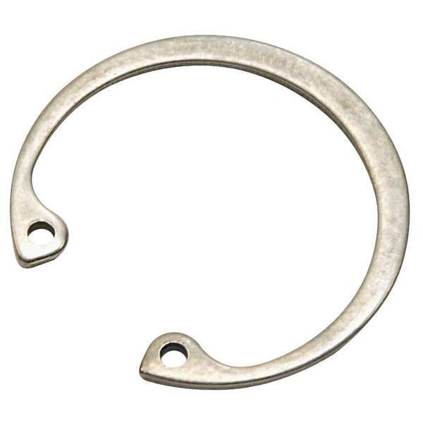 Internal Retaining Ring, Stainless Steel, Plain Finish, 3 in Bore Dia.