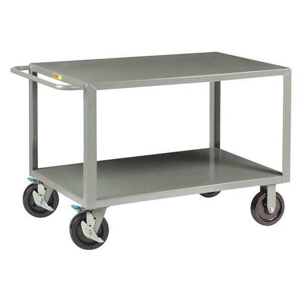 Heavy-Duty Shelf Truck, 5000 lb., 24 x 36", Steel, 5,000 lb Load Capacity, 2 Shelves, 41 1/2 in L
