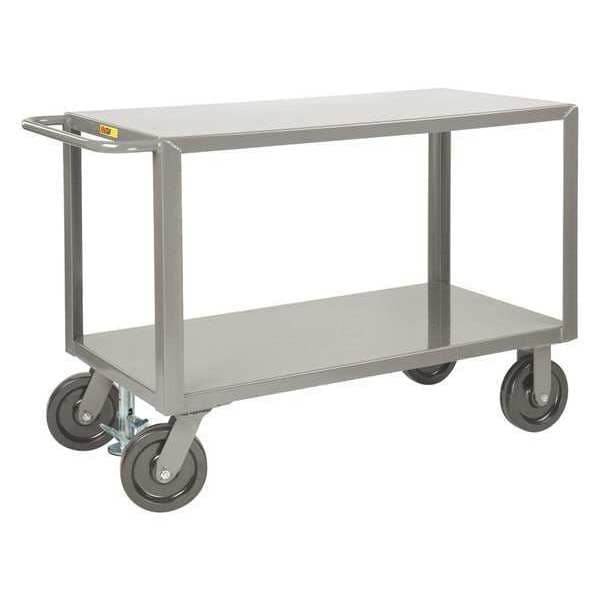 Heavy-Duty Shelf Truck, 5000 lb., 24 x 36", Steel, 5000 lb Load Capacity, 2 Shelves, 41 1/2 in L