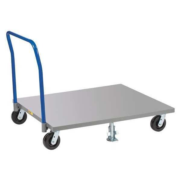 Solid Pallet Dolly, Floor Locks, 40 x 48"