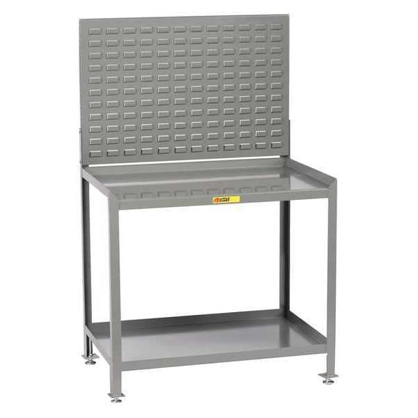 Workstation, 2-Shelf, Louvered, 24 x 36"