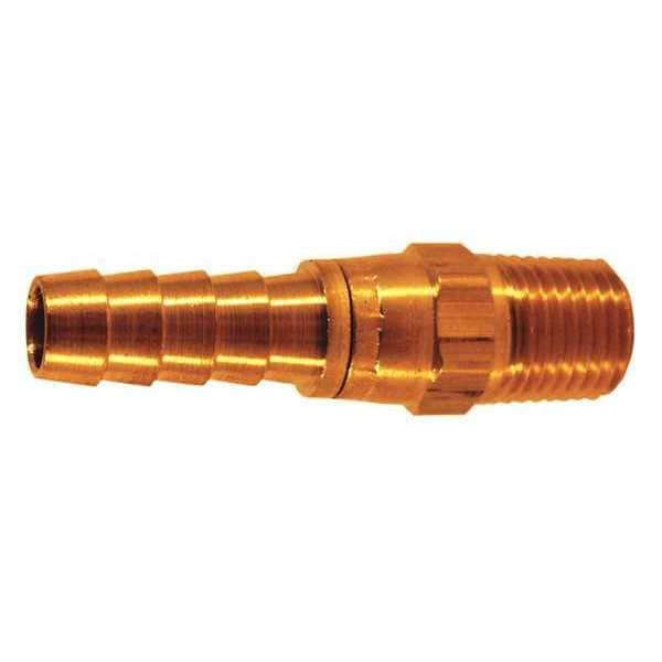 Swivel Hose End, 1/2" MNPT, 1/2" ID, PK5, Brass, 5 PK