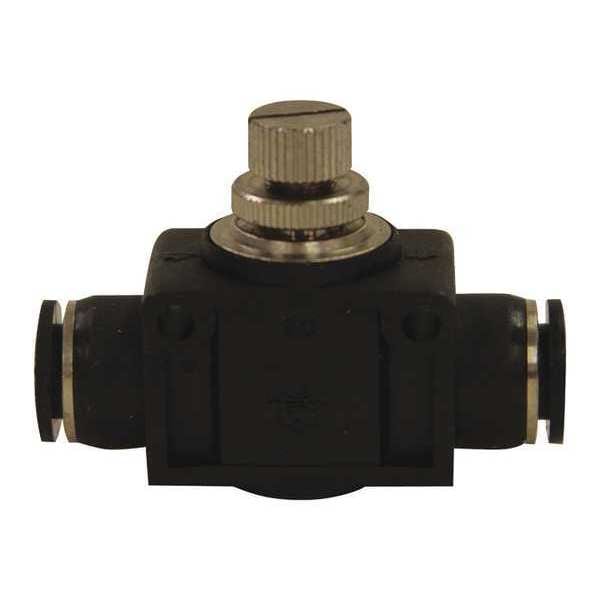 PTC Speed/Flow Control, 1/4" OD, PK5, Nylon, 5 PK
