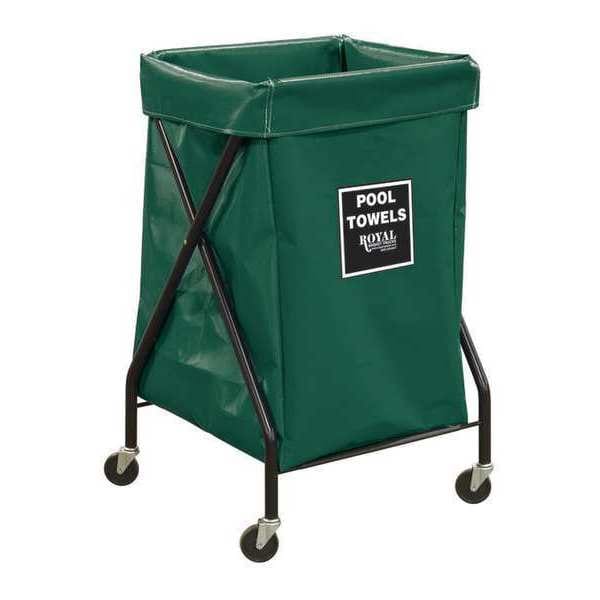 X-Frame Cart, 6 Bu, GN Vinyl, Pool Twl