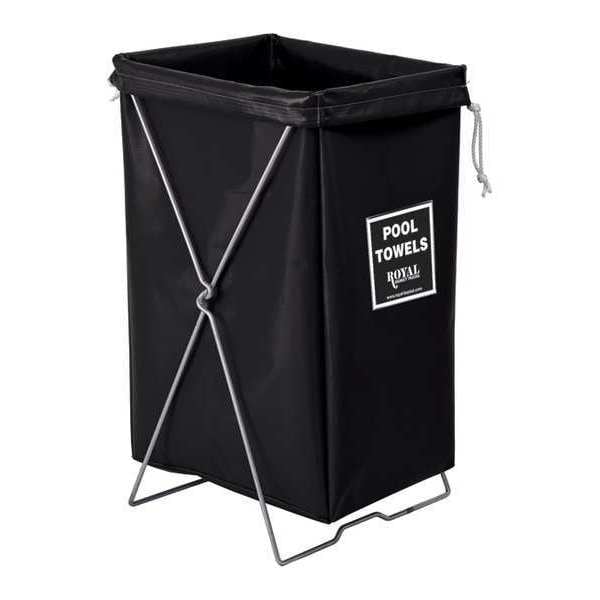 Hamper Kit, Black Vinyl, Pool Towels