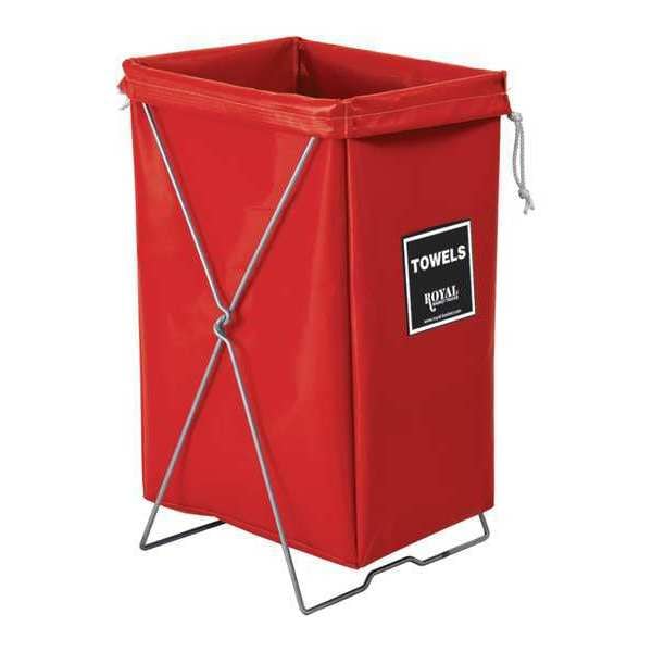 Hamper Kit, Red Vinyl, Towels
