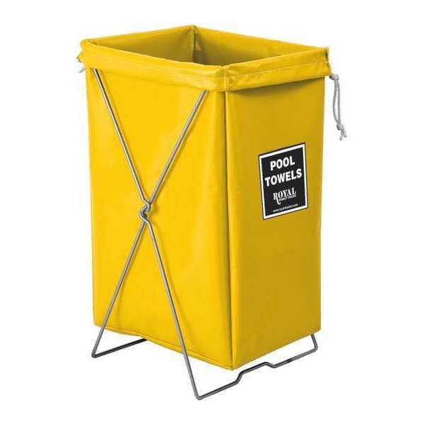 Hamper Kit, Yellow Vinyl, Pool Towels