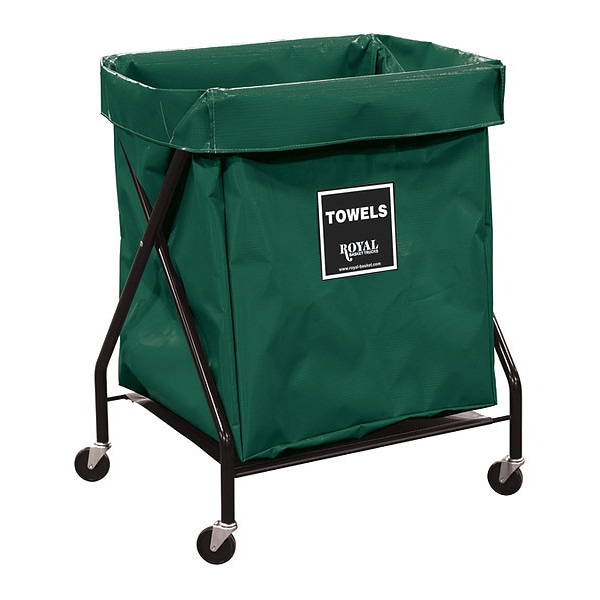 X-Frame Cart, 8 Bu, GN Vinyl, Towels