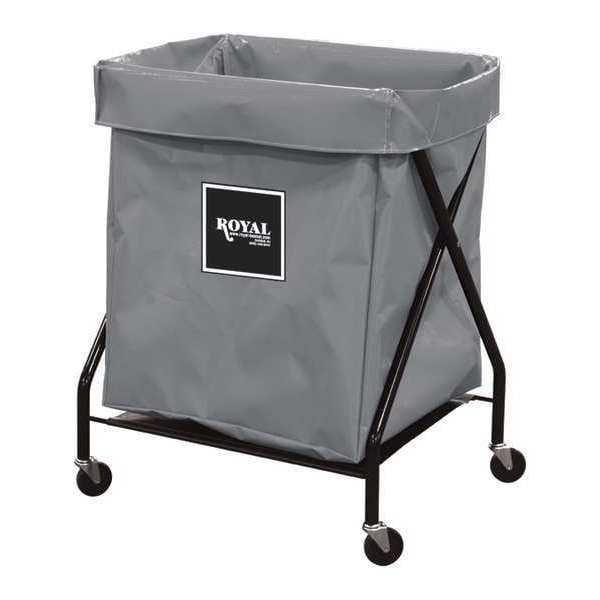 X-Frame Cart, 8 Bu, Gray Vinyl
