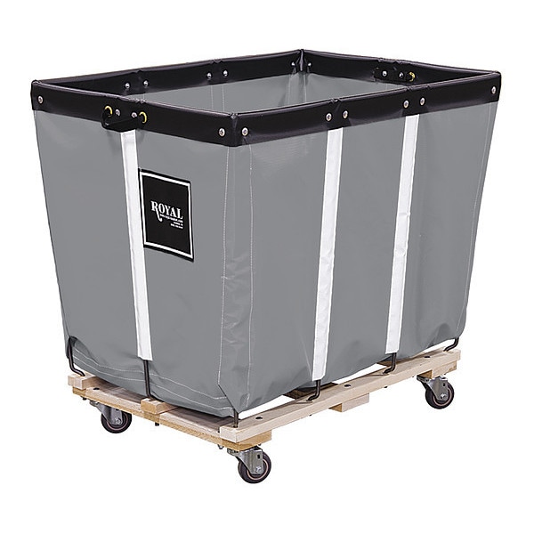 Perm Truck, 6 Bu, Gray, Wood Base
