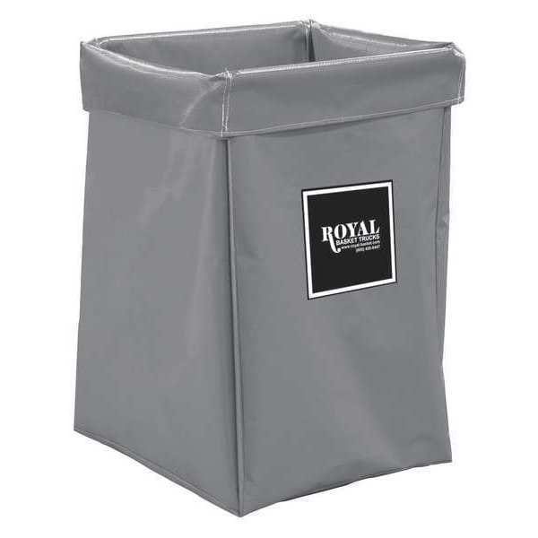 X-Frame Bag, 6 Bu, Gray Vinyl