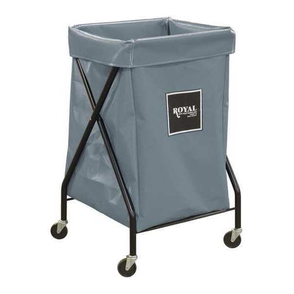 X-Frame Cart, 6 Bu, Gray Vinyl