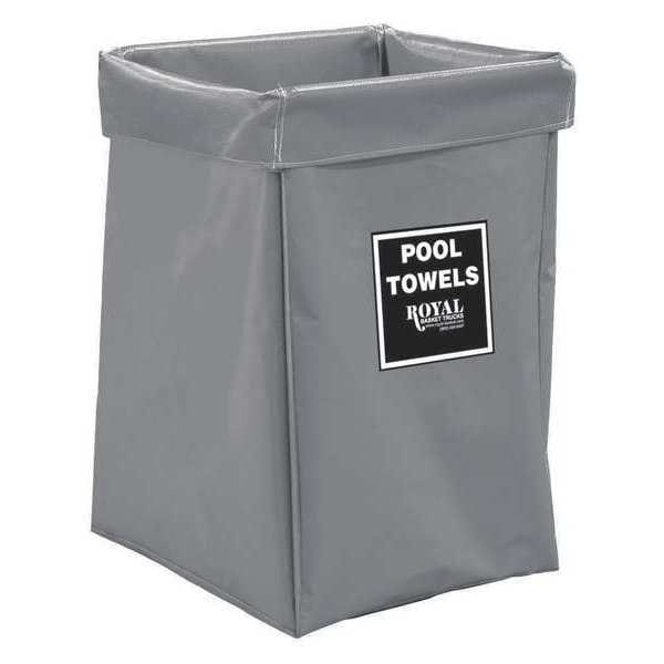 X-Frame Bag, 6 Bu, BK Vinyl, Pool Twl