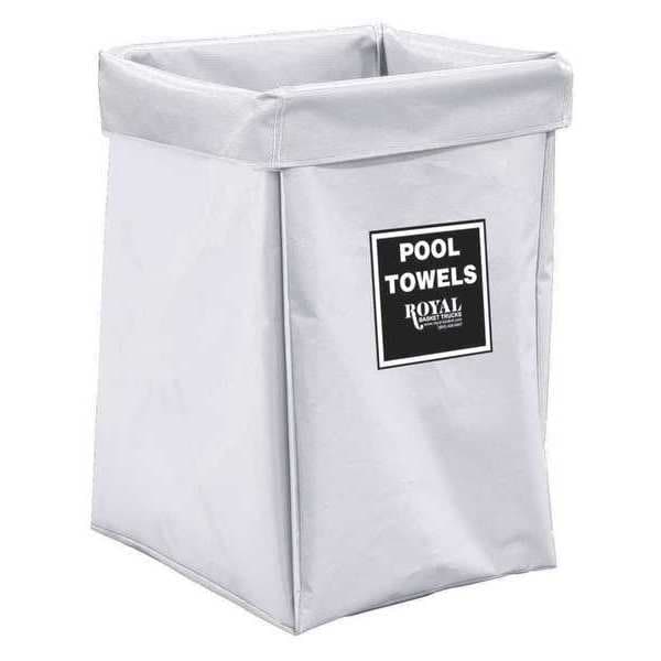 X-Frame Bag, 6 Bu, WH Vinyl, Pool Twl